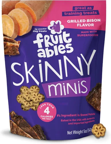 Miniatura 13 de Fruitables Skinny Mini golosinas para perros, golosinas saludables de batata para perros, bajas en calorías y deliciosas, para entrenamiento