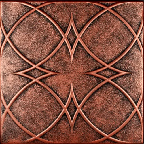 Miniatura 23 de À LA MAISON CEILINGS R82 - Azulejos de techo de espuma con pegamento de círculos y estrellas (21.6 pies cuadrados/caja), paquete de 8, color dorado
