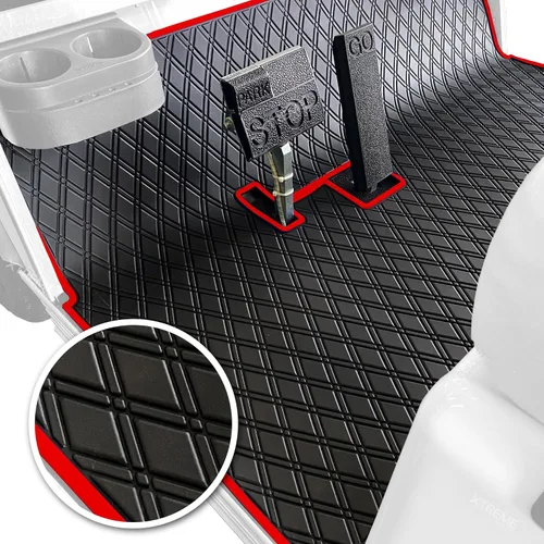 Miniatura 10 de Xtreme Mats Club Car DS - Tapete para carrito de golf, cobertura completa, para modelos Club Car DS (1982-2013) y Villager (1982-2018), color negro