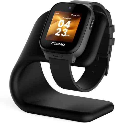 JrTrack LaunchPad Soporte de carga magnético | Cargador de reloj inteligente para niños | Carga rápida, fuerte conexión magnética | Compañero de