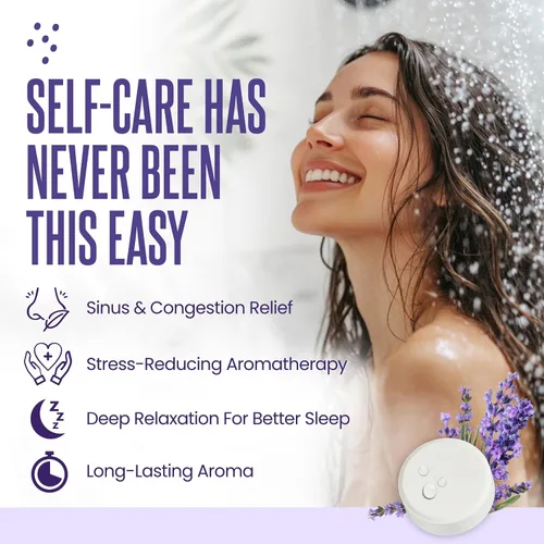 Miniatura 2 de Cleverfy Vaporizadores de ducha de lavanda para aromaterapia, regalos de cumpleaños para mujeres, mamá, esposa, abuela, ella, mejor amiga, hija