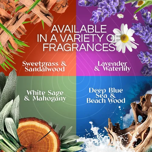Miniatura 4 de Air Wick Vibrante calentador de aceite perfumado enchufable + recargas, impregnado con aceites esenciales, ambientadores enchufables para el hogar