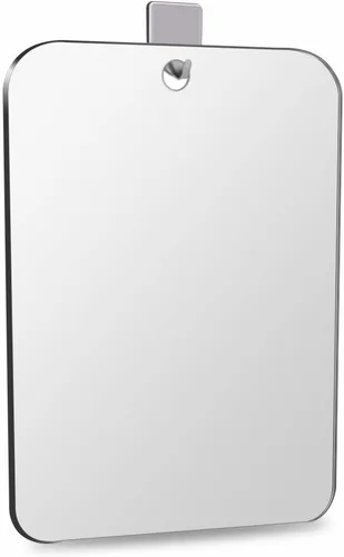 Miniatura 12 de Espejo de ducha inastillable sin niebla para afeitarse (paquete de 2, más grande de 10.7 x 8 pulgadas), 43% que el original, espejo de maquillaje