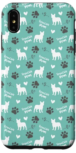 Miniatura 11 de Funda para iPhone 13 Pro Max Frenchie Mom Bulldog Francés Mamá Azul Mujeres