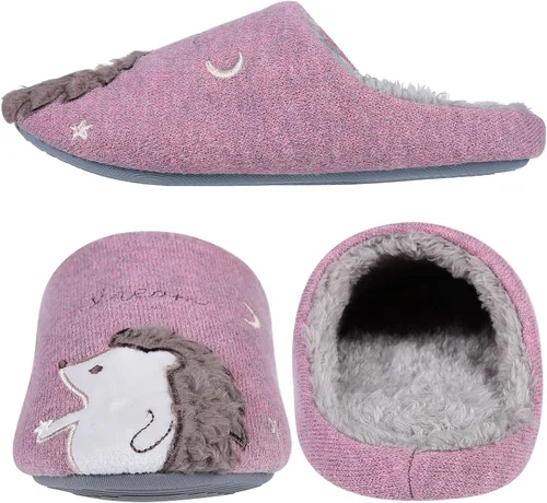 Miniatura 4 de Pantuflas para casa con diseño de unicornio para niños para interiores impermeables suelas esponjosas