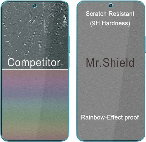 Miniatura 5 de Mr.Shield Protector de pantalla puede usarse con HONOR X8a [vidrio templado] [3 unidades] [Vidrio japonés con dureza 9H]