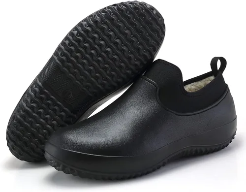 Miniatura 10 de CERYTHRINA Zapatos de chef unisex profesionales resistentes al aceite al agua para enfermería, antideslizantes, impermeables, zapatos de trabajo