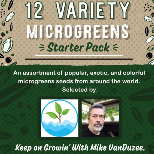 Miniatura 8 de Kit de semillas de microverdes de 12 variedades - Semilla de brócoli para germinado más rábano morado, remolacha, microverdes de girasol, guisantes