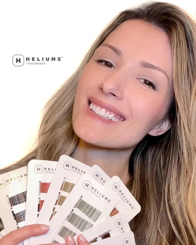 Miniatura 7 de Minihorquillas Heliums - Rubio Ceniza - Paquete de 40, horquillas pequeñas de 1.5 pulgadas para cabello fino y niños