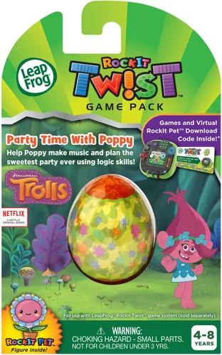 LeapFrog RockIt Twist Paquete de juego: Trolls Fiesta Tiempo con Amapola