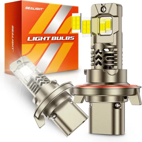 Miniatura 20 de SEALIGHT Bombillas LED antiniebla 9007/HB5, 8 bombillas de uso todoterreno PowerSports, luz de conducción 9007, 6000 K blanco, Plug-N-Play, paquete
