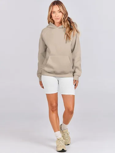 Miniatura 67 de ANRABESS - Sudaderas con capucha para mujer, sobre talla, de vellón de manga larga, modelo de 2024, para otoño