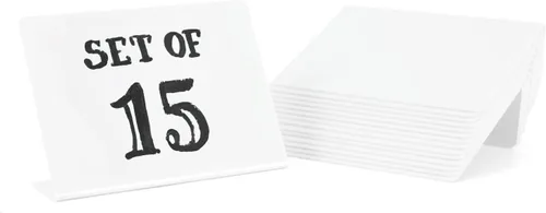 Juego de 15 mini pizarras blancas, pequeños letreros de comida de borrado en seco de 3 x 4 pulgadas, letreros de escritorio para bufé de fiesta,