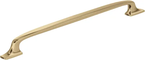 Miniatura 12 de Amerock Tirador de manija de gran tamaño para gabinete/electrodoméstico Bronce champán Tirador de cajón de centro a centro de 12 pulgadas