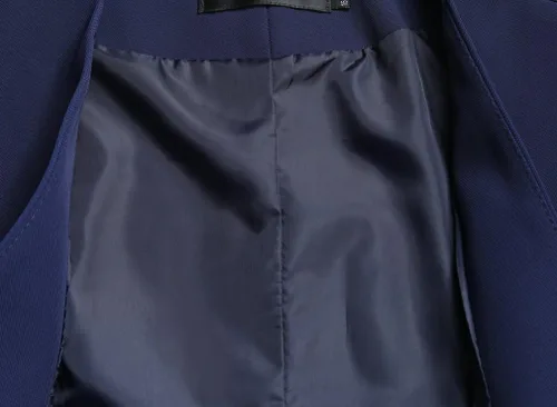 Miniatura 4 de Foucome Traje de vestir formal de negocios ajustado regular para mujer, chaleco con botones