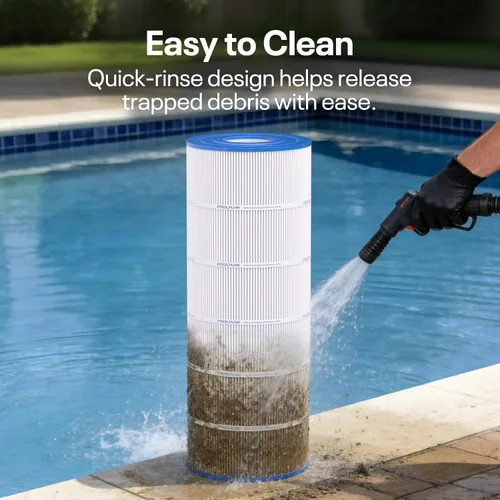 Miniatura 7 de POOLPURE Filtro de piscina PLFC-8610 sustituye a PA100, Ultral-D1, Unicel C-8610, C-7487, Filbur FC-1290, Hayward CX1100-RE, Hayward c1100, cartucho