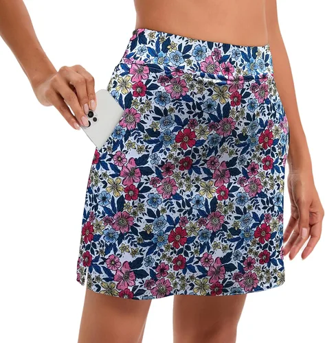 Miniatura 3 de Oyamiki - Falda pantalón deportiva para mujer, diseño ligero ideal para tenis, correr, entrenamiento, deporte y golf