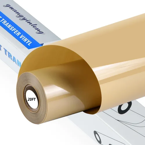 Miniatura 35 de guangyintong Rollos de vinilo de transferencia de calor de soplo negro, vinilo 3D de 12 pulgadas x 20 pies para planchar, para camisetas, vinilo HTV
