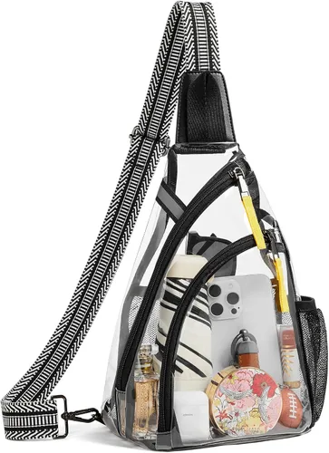 Miniatura 16 de Shrrie Clear Bag for Stadium Events Transparent Crossbody Bag Clear Purse for Women&Men-Stadium Approved, Concerts&Sports