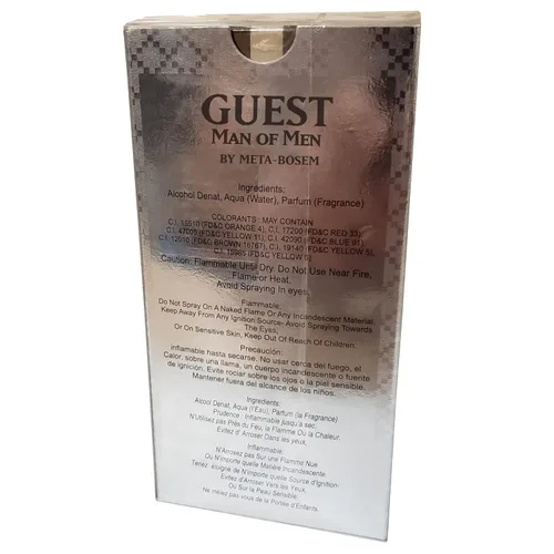 Miniatura 5 de GUEST MAN OF MEN Colonia, Eau de Toilette en espray para hombres, maravilloso regalo, aroma exclusivo, todo tipo de piel, una botella clásica, 3.4