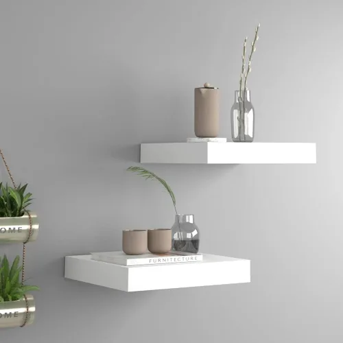 Miniatura 42 de Estantes flotantes de pared, juego de 4 estantes decorativos para montar en la pared, estante colgante con soportes invisibles para decoración