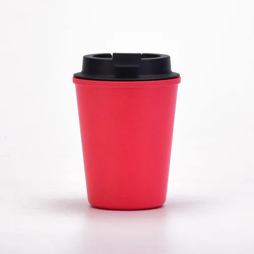 Miniatura 71 de Taza de café sellada con paja de trigo, taza de plástico portátil creativa, taza de alimentos de alto valor que acompaña a beber 16.9 fl oz/17 oz