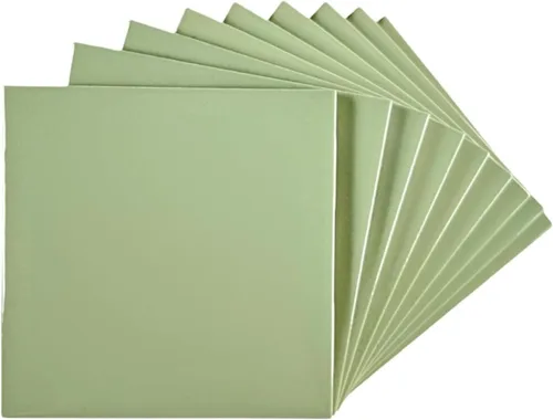 Miniatura 11 de Tenedos - Caja de 10 piezas para azulejos de cerámica brillantes de 4 1/4 pulgadas, para pared de baño y cocina, acabado brillante, aspecto clásico