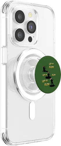 Miniatura 3 de Festive Christmas Seasonal Holiday Kitesurfing 2 PopSockets MagSafe PopGrip for iPhone