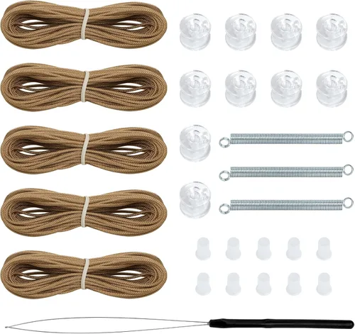 Miniatura 9 de NOVINO Kit de Reparación de Persianas para RV para Ventana de Caravana, Kit de Reparación de Sombra Plegable para RV, Cadena de Mantenimiento