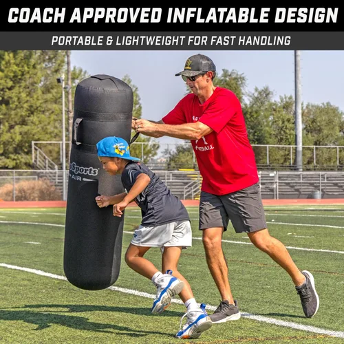 Miniatura 2 de GoSports Maniquí Inflable para Tacleo de Fútbol Americano - Equipo de Entrenamiento con Almohadilla de Bloqueo para Práctica de Fútbol Americano