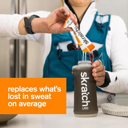 Miniatura 6 de SKRATCH LABS Paquetes de hidratación, mezcla de bebidas de hidratación, naranjas (20 quilates) polvo electrolítico desarrollado para atletas