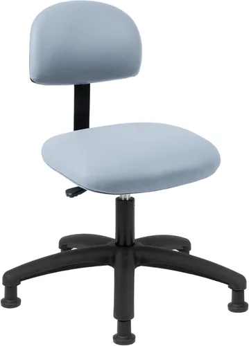 Miniatura 24 de Serie FSS Silla de asiento cuadrado de altura baja (43.2 cm - 55.9 cm) de asiento. Vinilo de tela - para oficina, garaje, escritorio, taller
