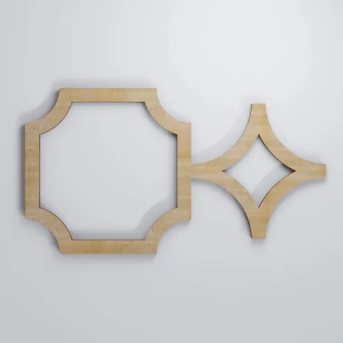 Miniatura 5 de Ekena Millwork WALW08X08X0375ANDBI Anderson Paneles de pared decorativos de 3/8 pulgadas en T, 13 3/8 pulgadas de ancho x 7 3/8 pulgadas de alto