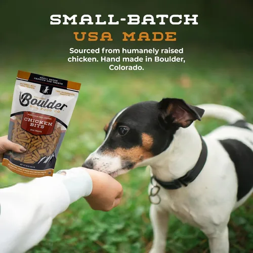 Miniatura 3 de Chicken Bits - Golosinas naturales para perros de razas pequeñas a grandes, bajas en calorías para entrenamiento, carne de grado humano, golosinas