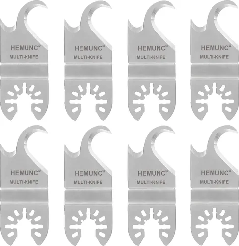 Miniatura 7 de 3 Hojas de Sierra Oscilantes para Multiherramienta, Hoja de Cuchillo Gancho Oscilante para Herramienta Múltiple para Cortar Tejas de Techo, Alfombra