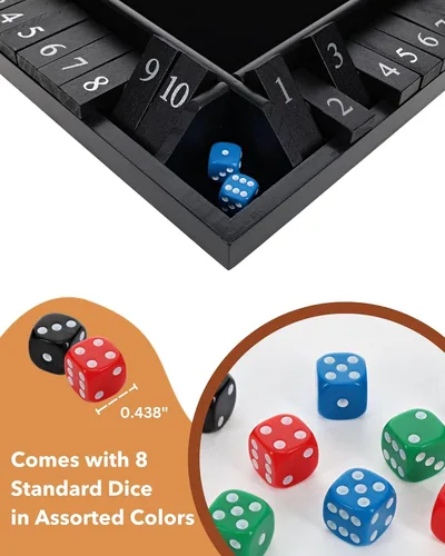 Miniatura 4 de WE Games Juego de mesa personalizado para 4 jugadores, 8.5 pulgadas, tinte negro, regalos personalizados para novio, regalos de inauguración