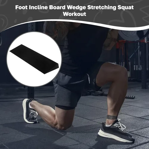 Miniatura 7 de Yiju Bloque de cuña para sentadillas, reposapiés elevado, tabla inclinada, ensanchador de pantorrillas para fitness, estiramiento, equilibrio