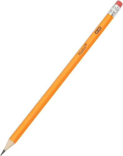 Miniatura 3 de Madisi Lápices de madera con estuche #2 HB, amarillo, preafilados, paquete al por mayor, 320 lápices