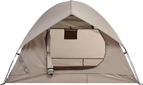 Miniatura 2 de Amplia tienda de campaña impermeable para 2/4 personas para 4 estaciones con gran sobretecho – Versátil tienda de campaña al aire libre