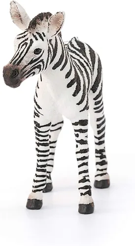 Miniatura 3 de Schleich Wild Life, figura de animal, juguetes de animales para niños y niñas de 3 a 8 años, potro cebra, a partir de 3 años