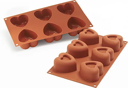 Miniatura 4 de Silikomart Molde de silicona Classic Collection, forma de corazón, grande