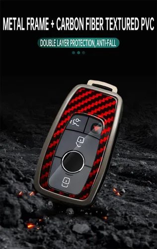 Miniatura 8 de ontto Funda para llavero para Mercedes Benz Clase E, Clase G, Clase S, W213 2017 en adelante, cubierta de llave de coche, carcasa de metal
