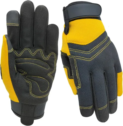Guantes de jardinería a prueba de espinas y resistentes a pinchazos con agarre, guante de jardín para mujer, regalos de cuero para trabajo en el