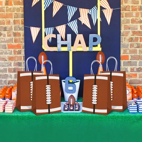 Miniatura 3 de 16 bolsas de regalo de fiesta para bolsas de papel de fútbol, bolsas de regalo, bolsas de recuerdo de fiesta para niños y adultos, suministros