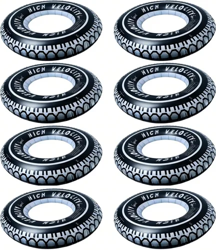 Miniatura 8 de Flotador inflable de piscina para adultos, tubos gigantes inflables para neumáticos, anillos de natación, decoración de fiesta para piscina, lago