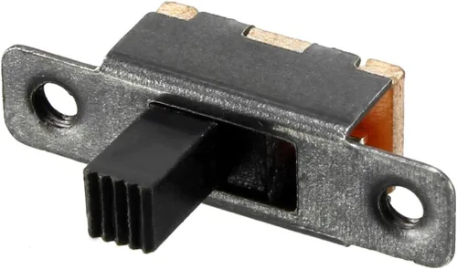 Miniatura 4 de uxcell 30 unids 0.197 in interruptor deslizante vertical SPDT 3 terminales PCB panel de bloqueo