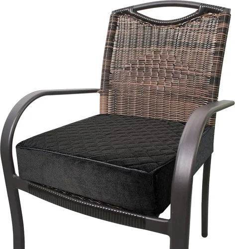Miniatura 10 de Cojín elevado para adultos, 16 x 16 x 4.5 pulgadas, cojín de asiento de firmeza media para el hogar, oficina, silla de ruedas, automóvil, funda