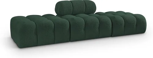 Miniatura 47 de Meridian Furniture 611Cream-S68A Colección Ames Moderno Sofá modular contemporáneo con tela de boucle color crema, modular para crear