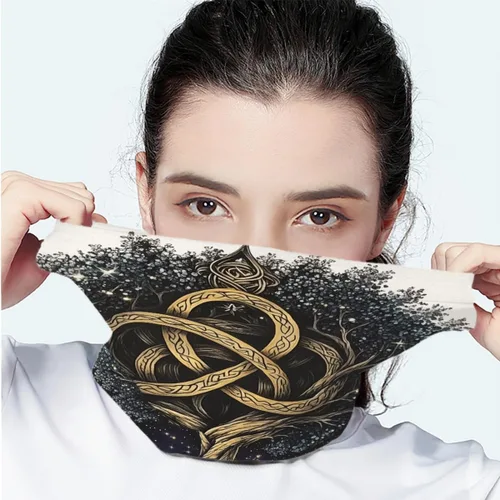 Miniatura 4 de GLUDEAR Rave - Bandana para el cuello, bufanda para el cuello, bufanda para el sol, polvo, viento, pasamontañas, para hombres y mujeres