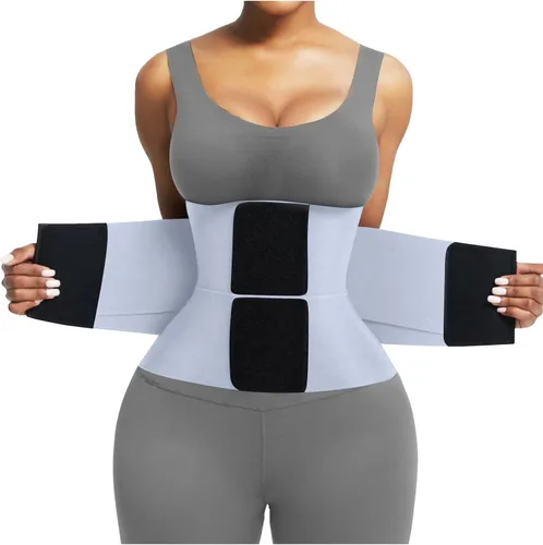 Miniatura 7 de FeelinGirl Cinturón de entrenamiento de cintura, reductor de cintura, cinturón de abdominales, control de abdomen, moldeador de cuerpo con triple
